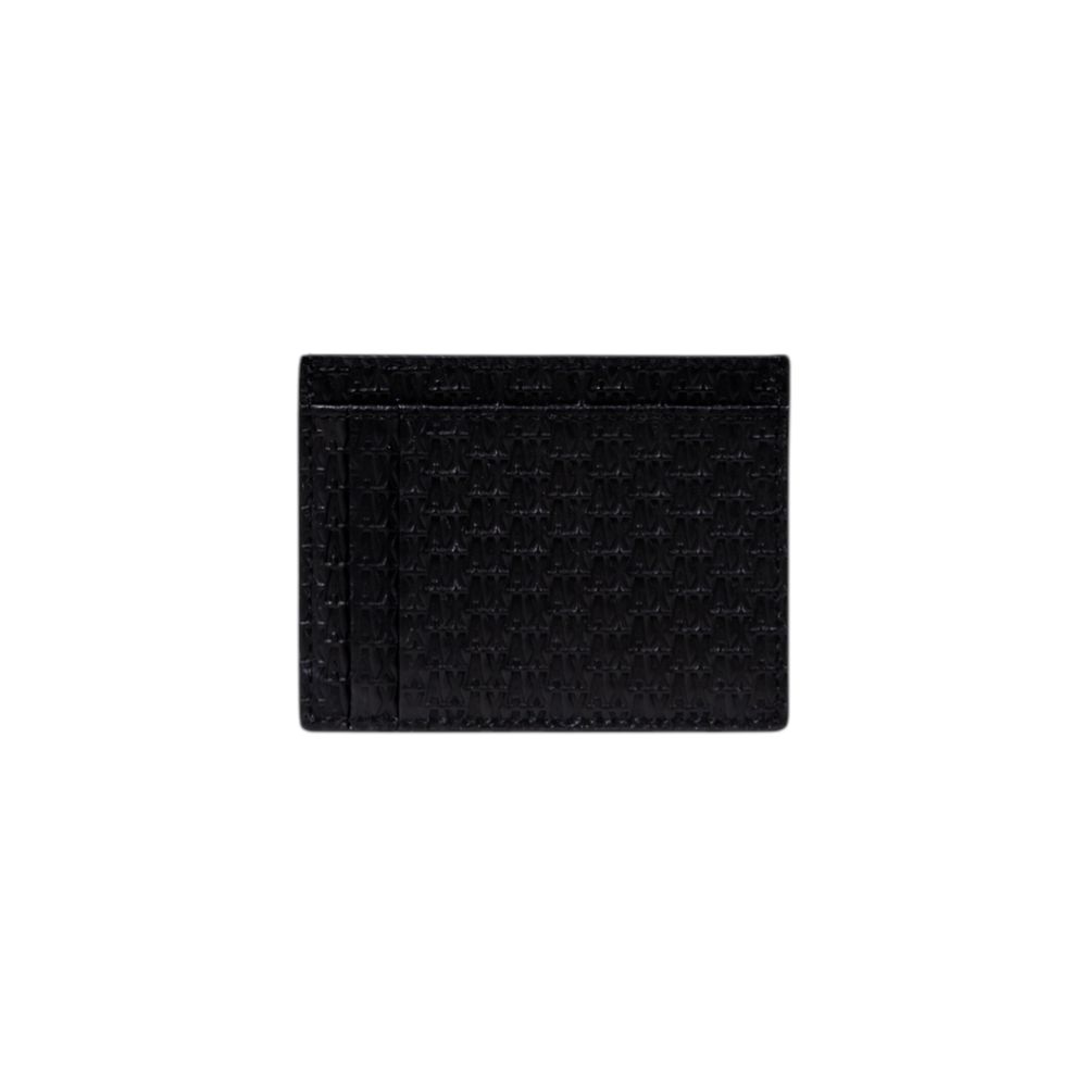 Armani Exchange Black Leather Wallet - Luxe Nova