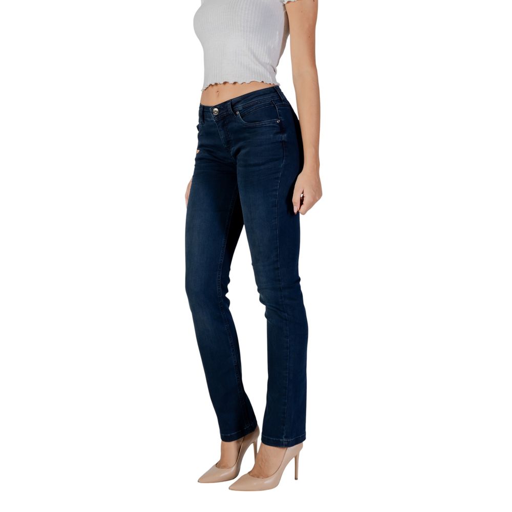 Street One Blue Cotton Skinny Jeans - Luxe Nova
