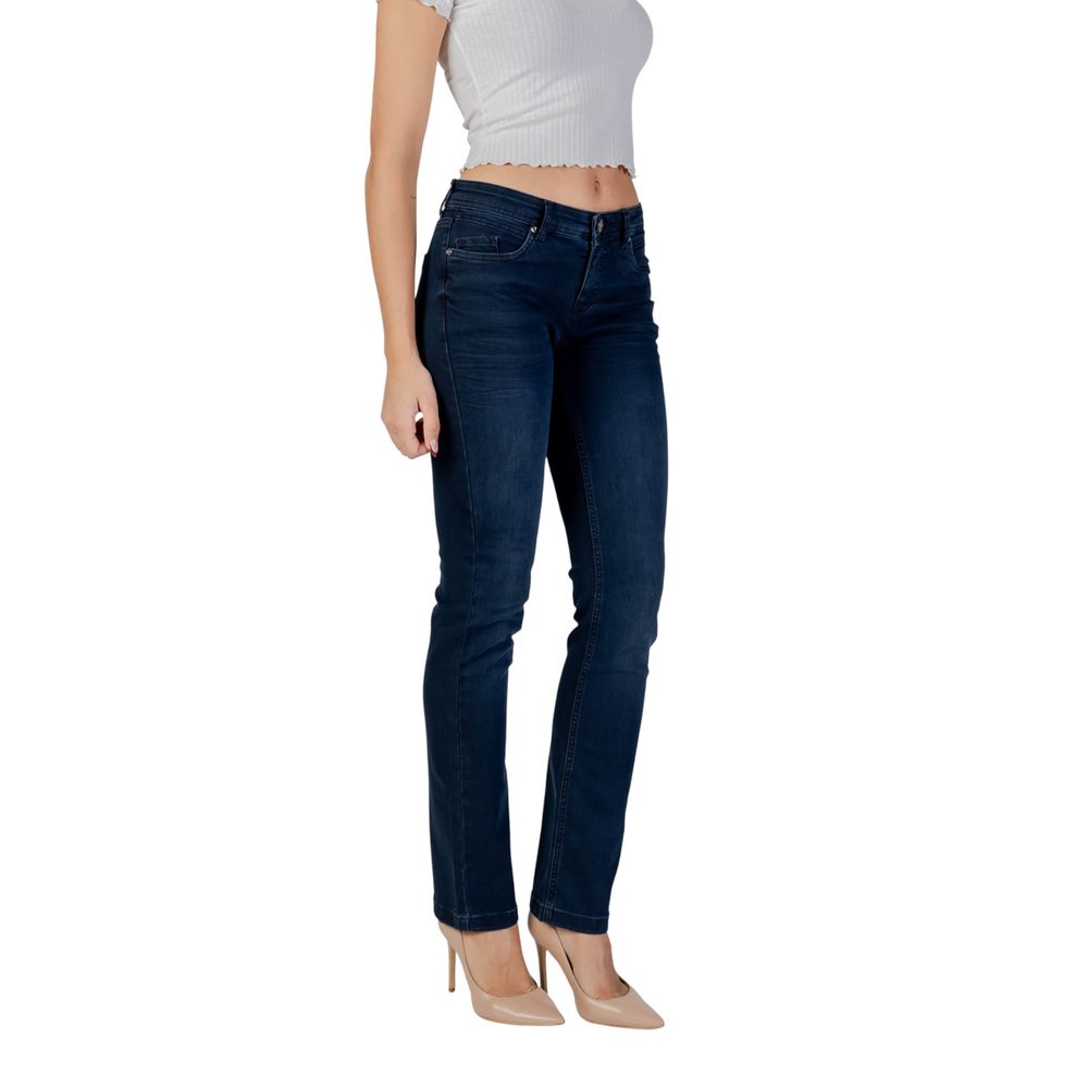 Street One Blue Cotton Skinny Jeans - Luxe Nova