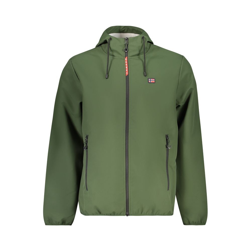Norway 1963 Verde Polyester Mens Jacket - Luxe Nova