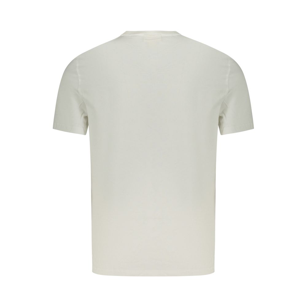 Calvin Klein White Cotton Men T-Shirt - Luxe Nova