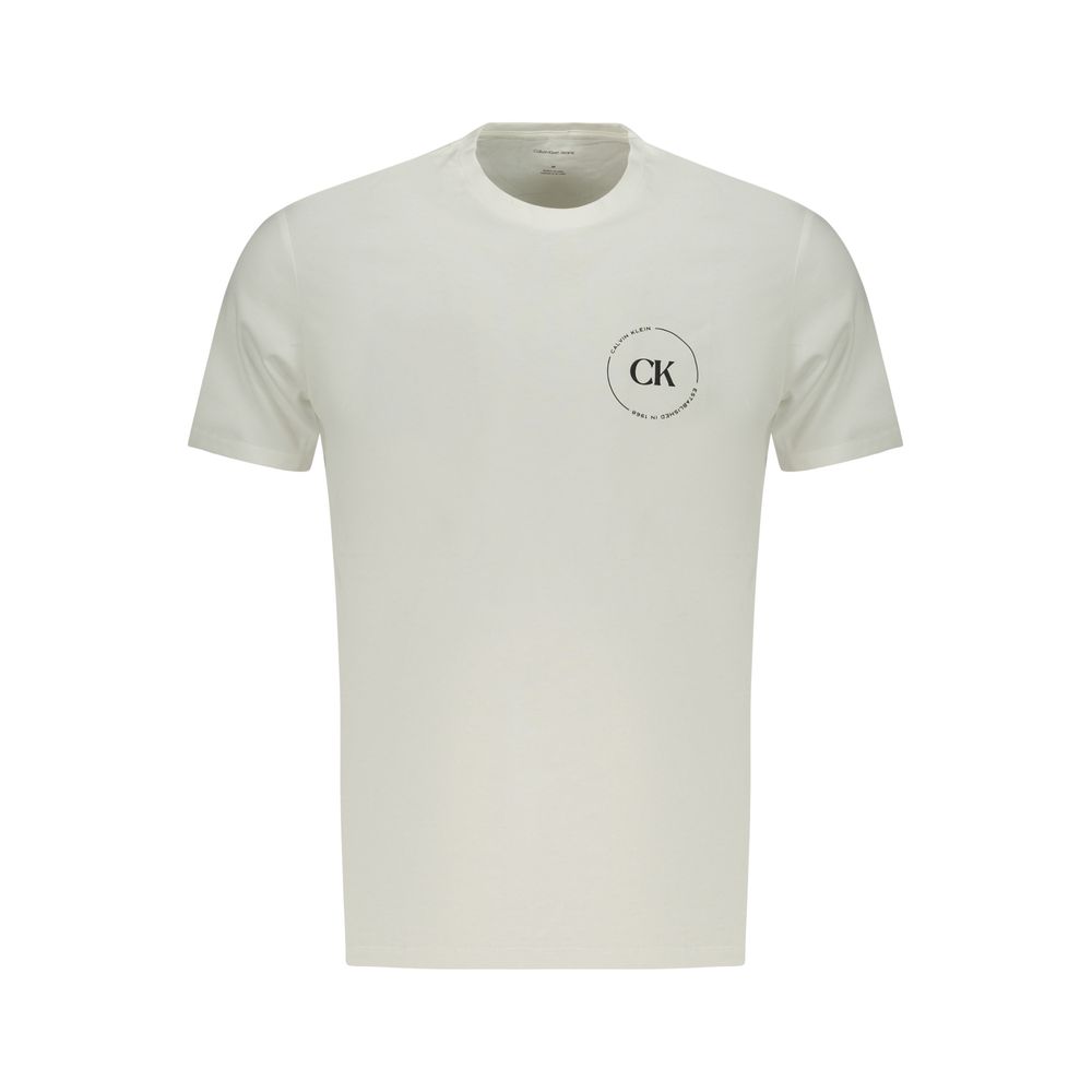 Calvin Klein Bianco Cotton Men T-Shirt - Luxe Nova