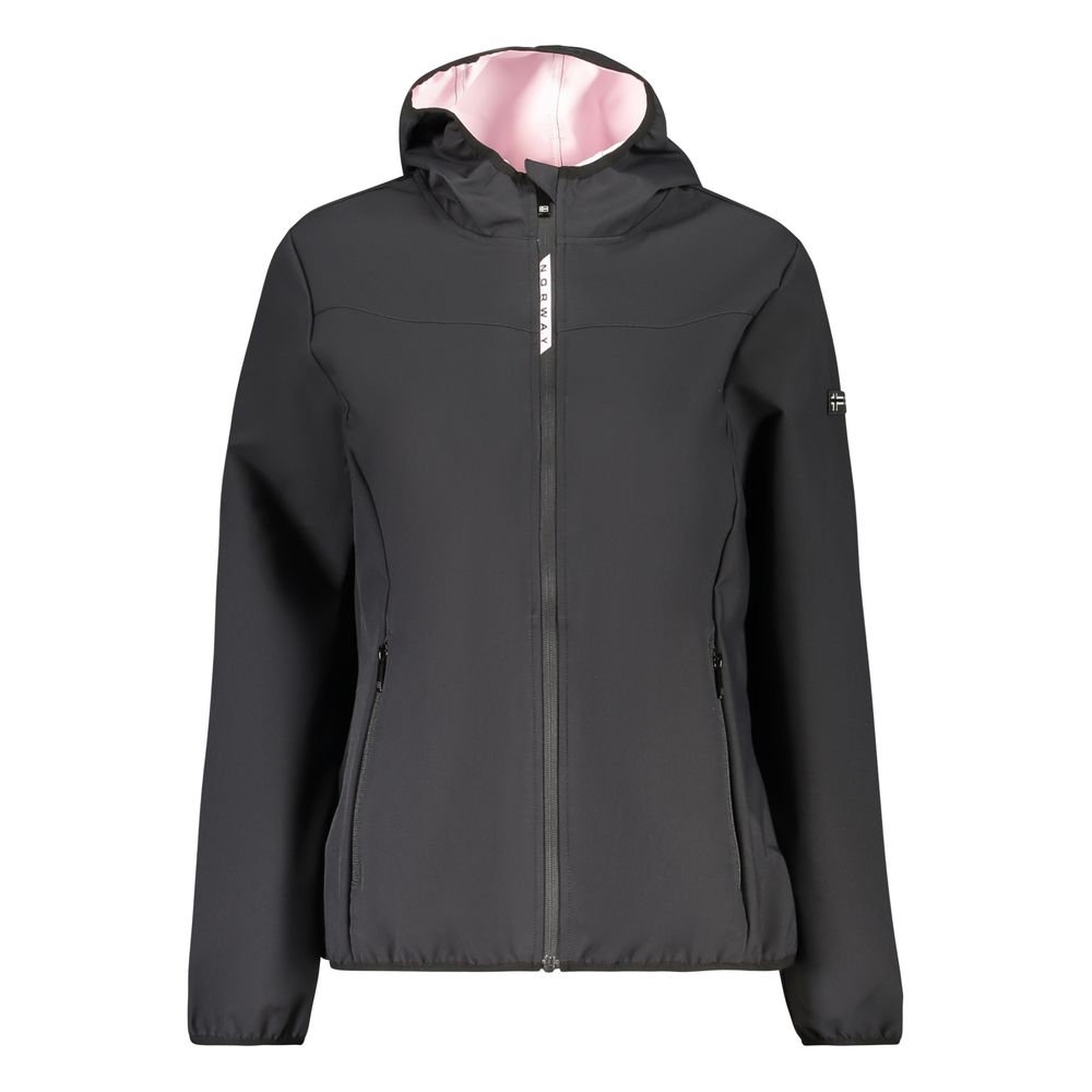 Norway 1963 Black Polyester Women's Jacket - Luxe Nova