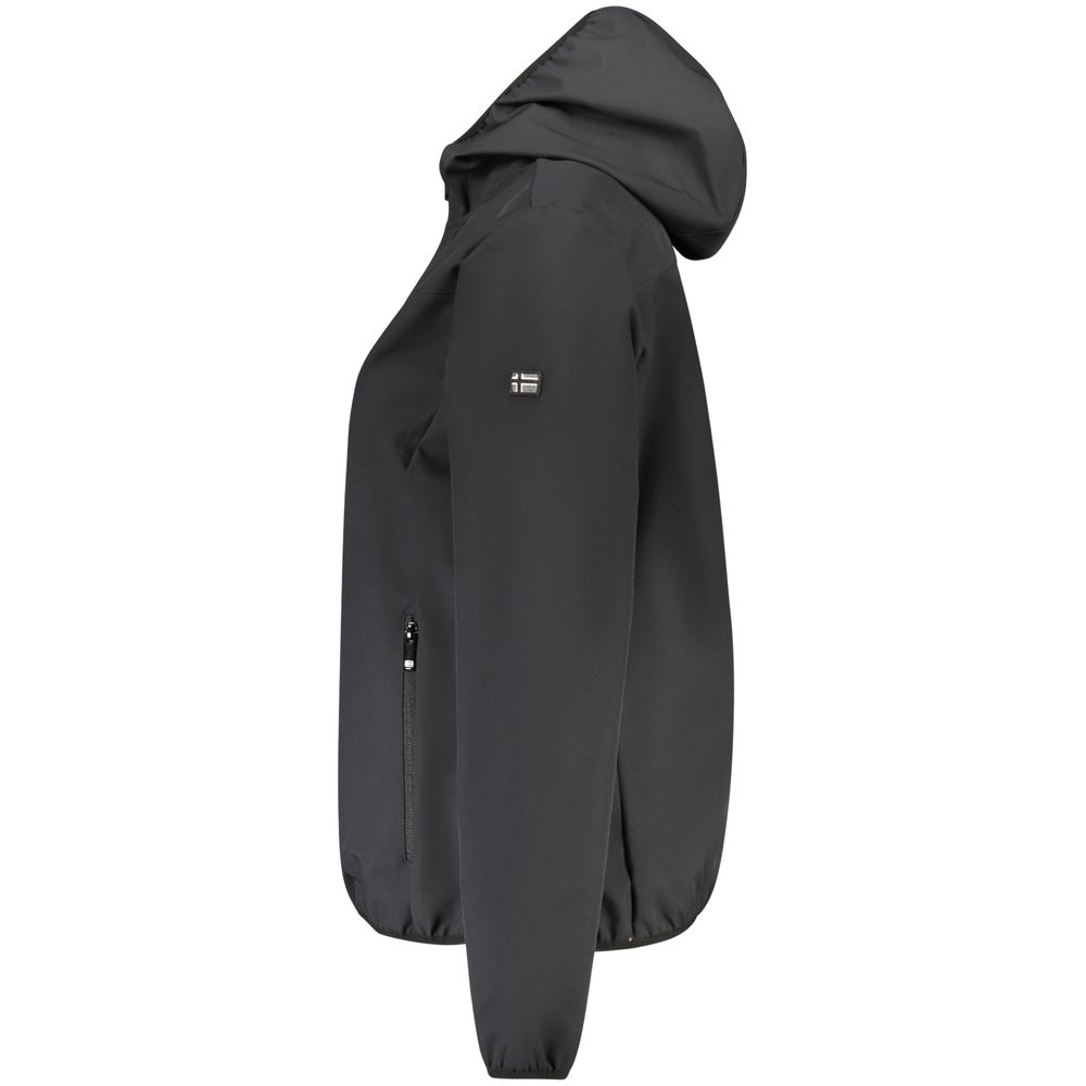 Norway 1963 Black Polyester Women's Jacket - Luxe Nova