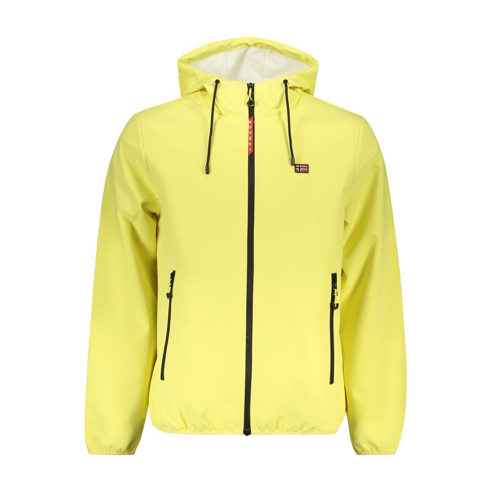 Norway 1963 Yellow Polyester Men's Jacket - Luxe Nova
