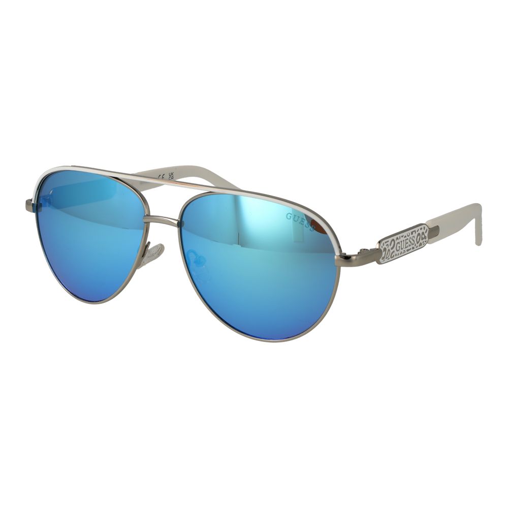 Guess Silver Metal Sunglasses - Luxe Nova