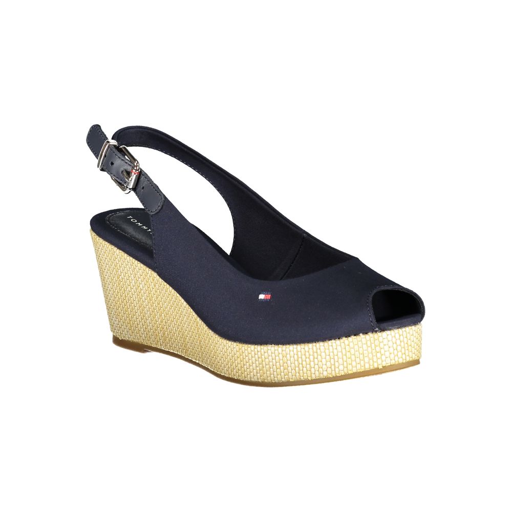 Tommy Hilfiger Blu Polyurethane Women Sandal
