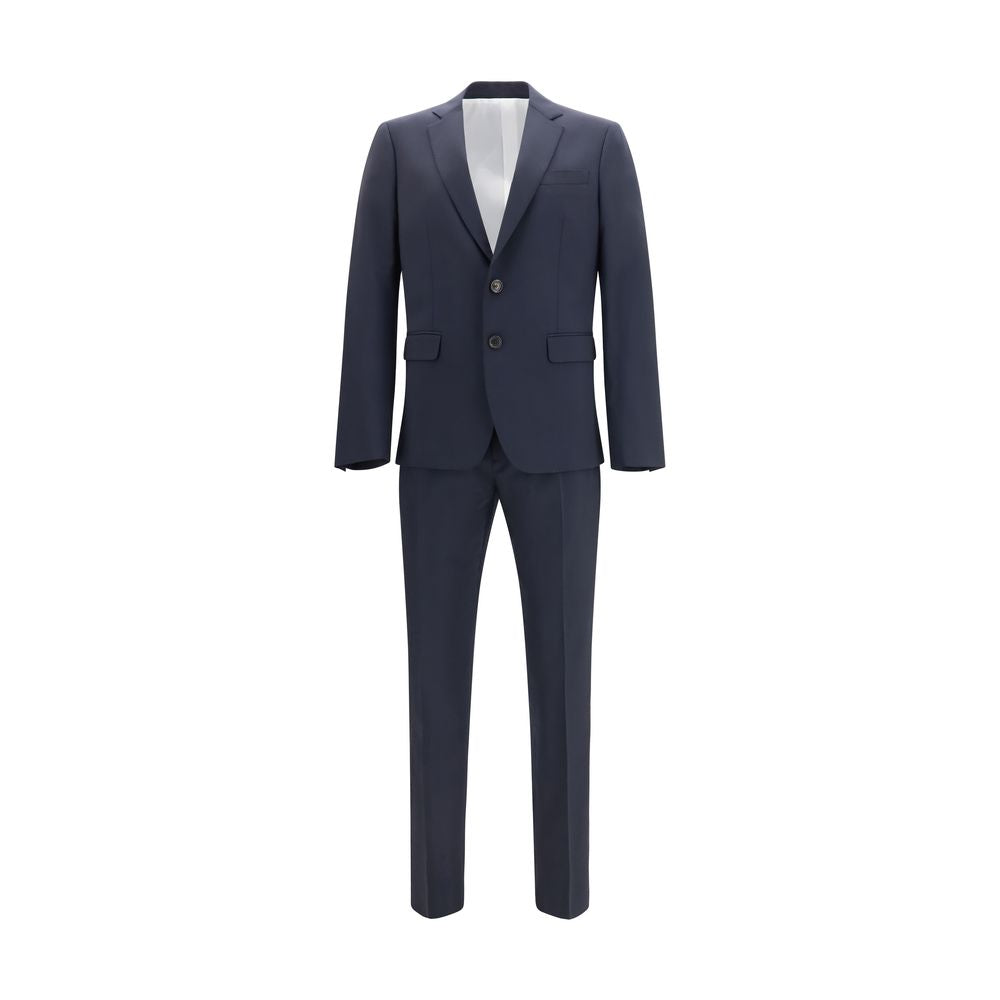 Dsquared² Blue Fleece Wool Two-Piece Suit - Luxe Nova
