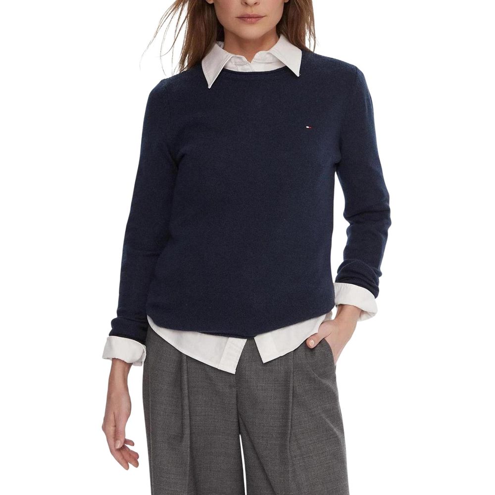 Tommy Hilfiger Blue Wool Sweatshirt - Luxe Nova