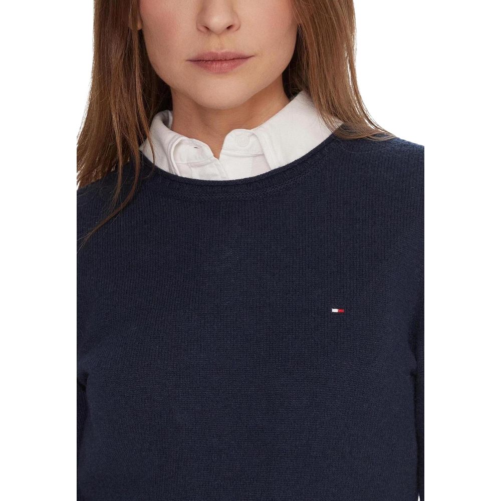 Tommy Hilfiger Blue Wool Sweatshirt - Luxe Nova