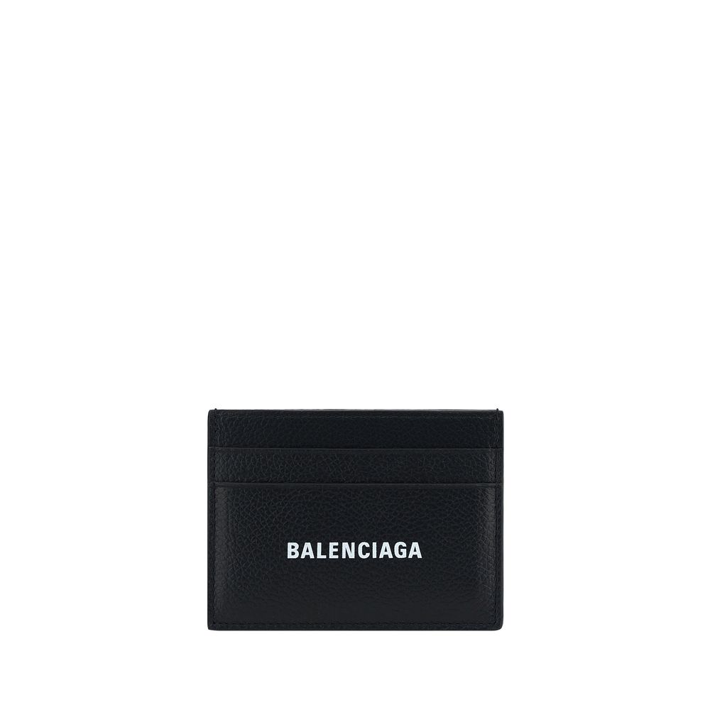 Balenciaga Black Calf Leather Bos Taurus Wallet - Luxe Nova