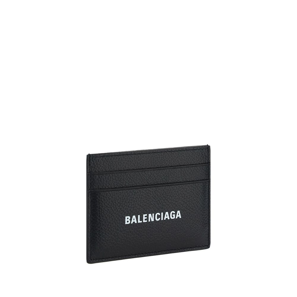 Balenciaga Black Calf Leather Bos Taurus Wallet - Luxe Nova