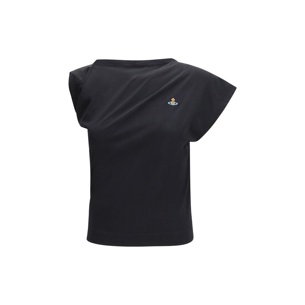 Vivienne Westwood Black Cotton Top - Luxe Nova