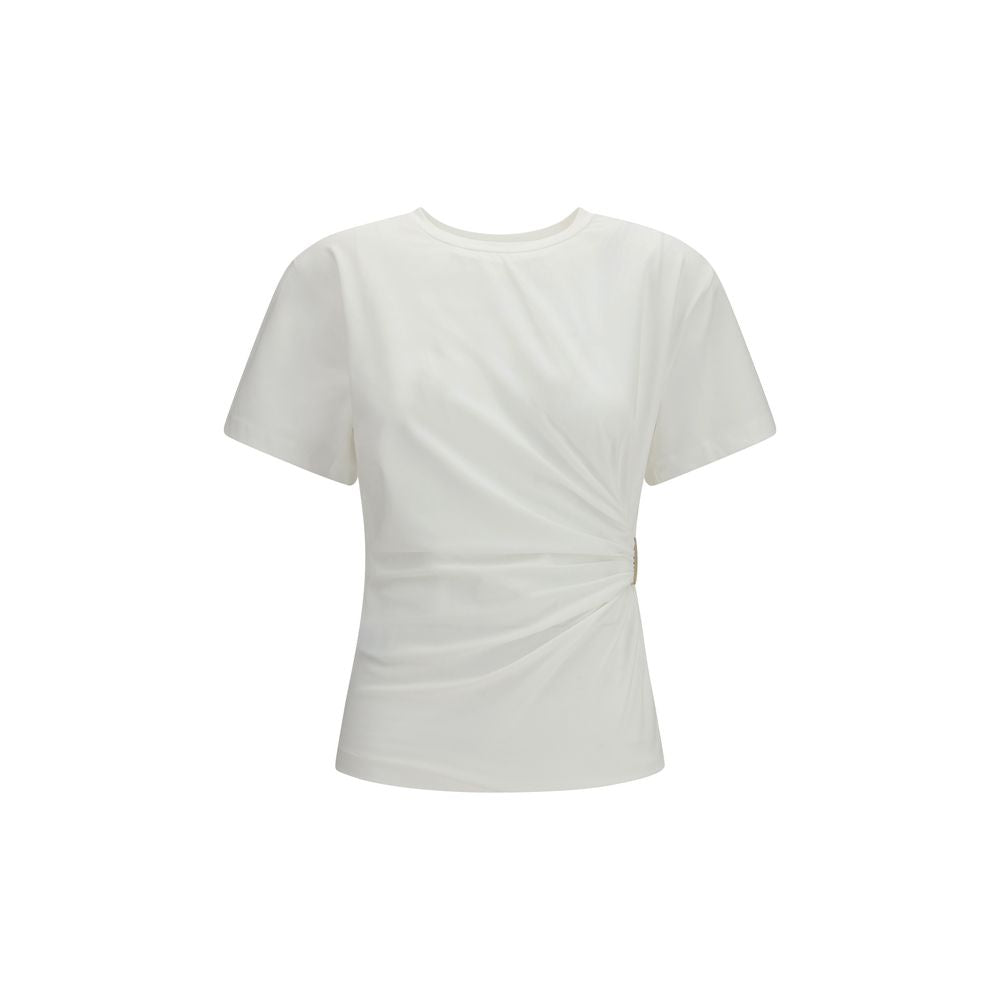 PINKO White Cotton T-Shirt - Luxe Nova