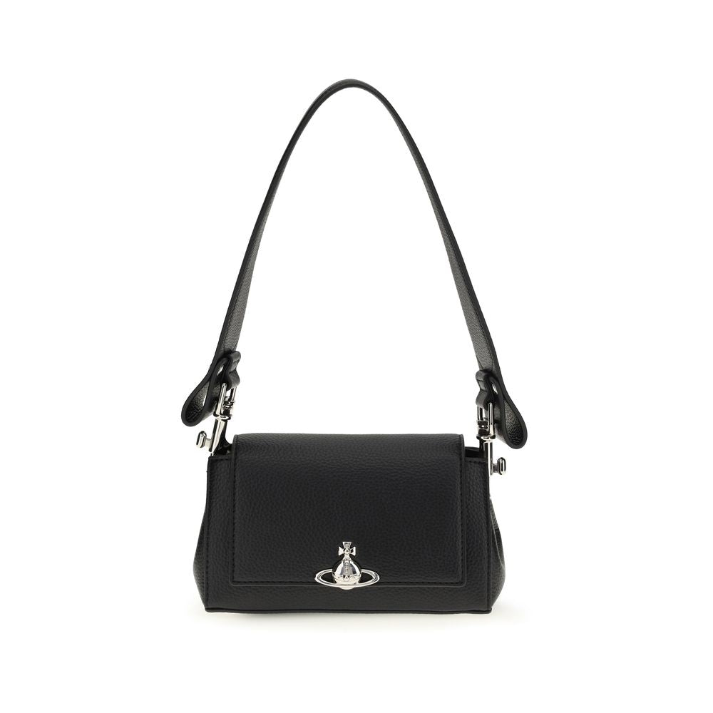 Vivienne Westwood Black Polyurethane Shoulder Bag - Luxe Nova