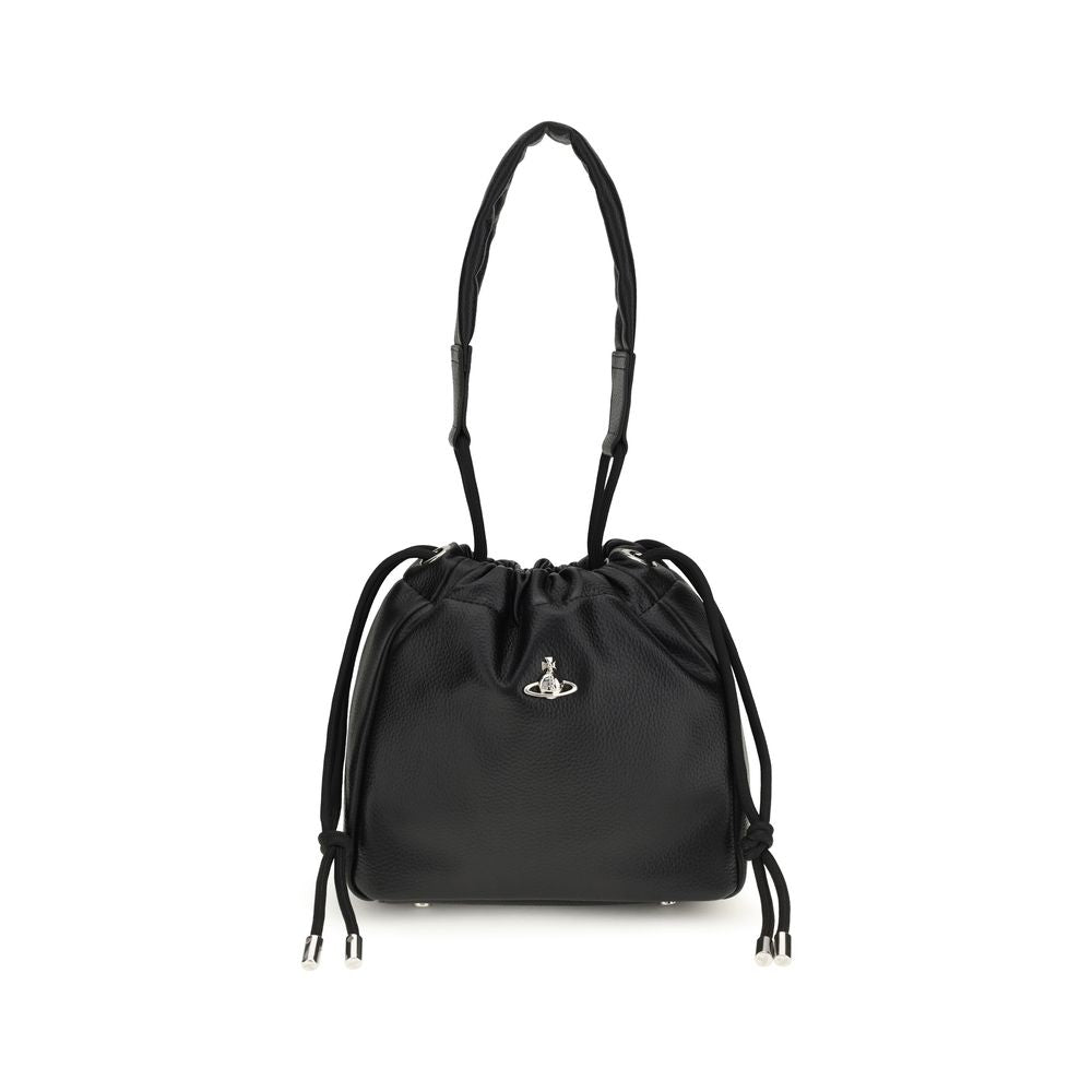 Vivienne Westwood Black Polyethylene Shoulder Bag - Luxe Nova
