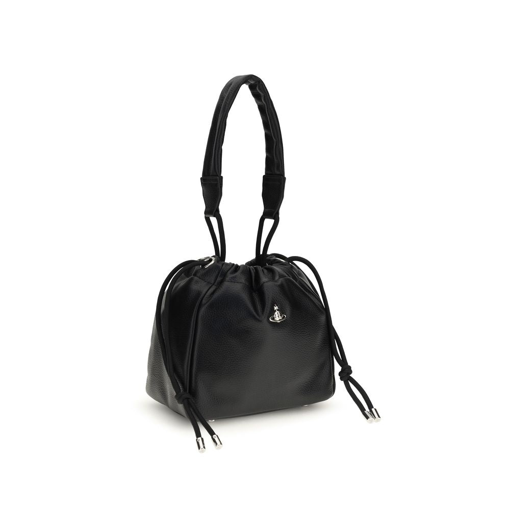 Vivienne Westwood Black Polyethylene Shoulder Bag - Luxe Nova