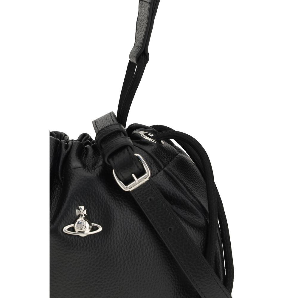 Vivienne Westwood Black Polyethylene Shoulder Bag - Luxe Nova