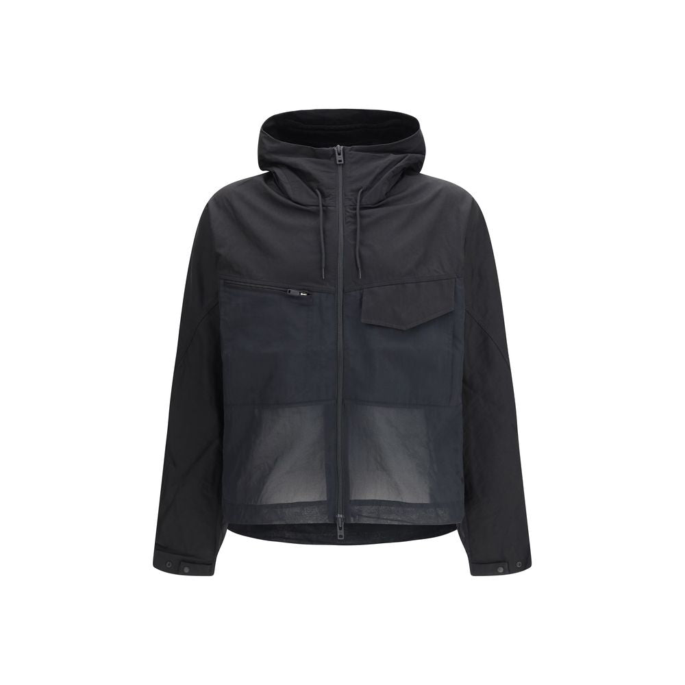 Y-3 Black Cotton Shell Jacket - Luxe Nova
