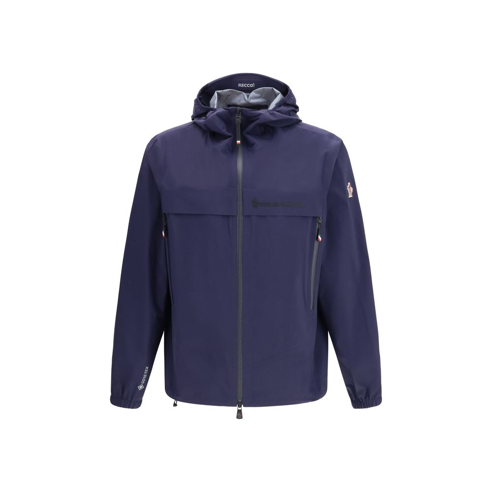Moncler Grenoble Blue Polyamide Shell Jacket - Luxe Nova