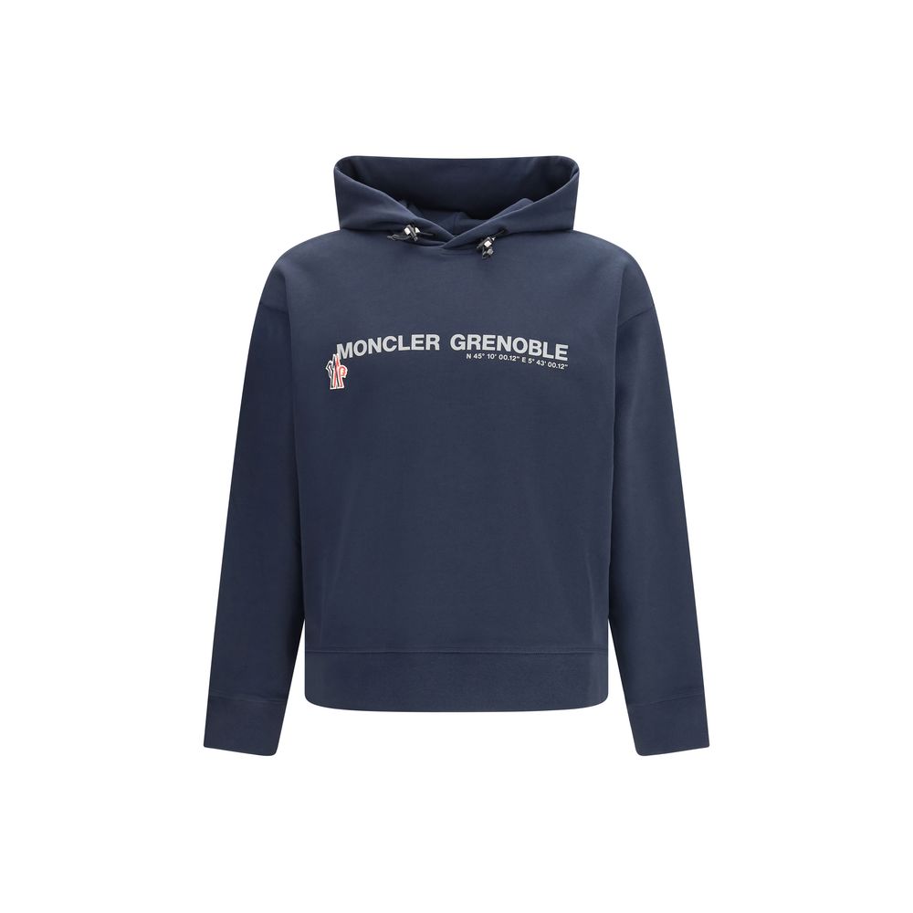Moncler Grenoble Blue Cotton Sportswear - Luxe Nova