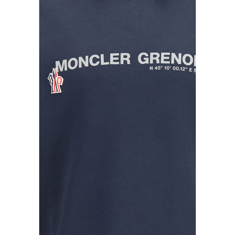 Moncler Grenoble Blue Cotton Sportswear - Luxe Nova