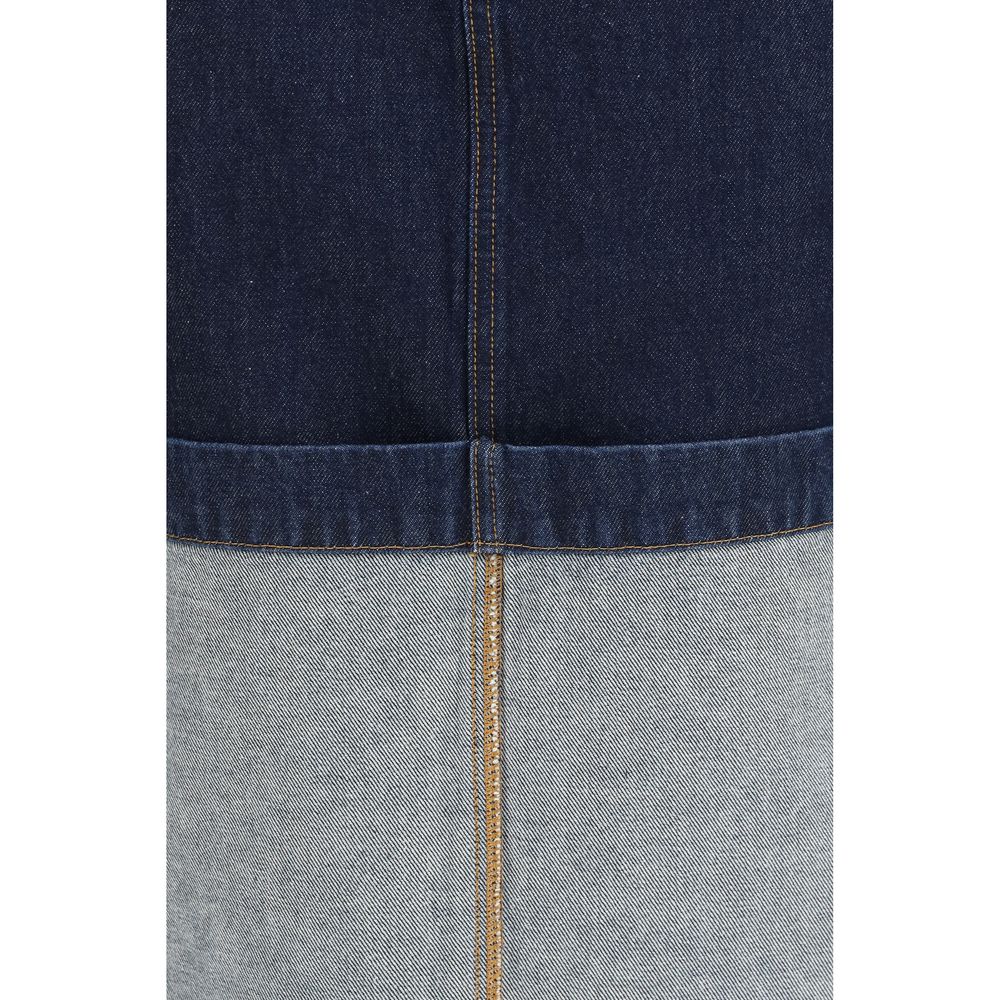 Khaite Blue Denim Skirt - Luxe Nova