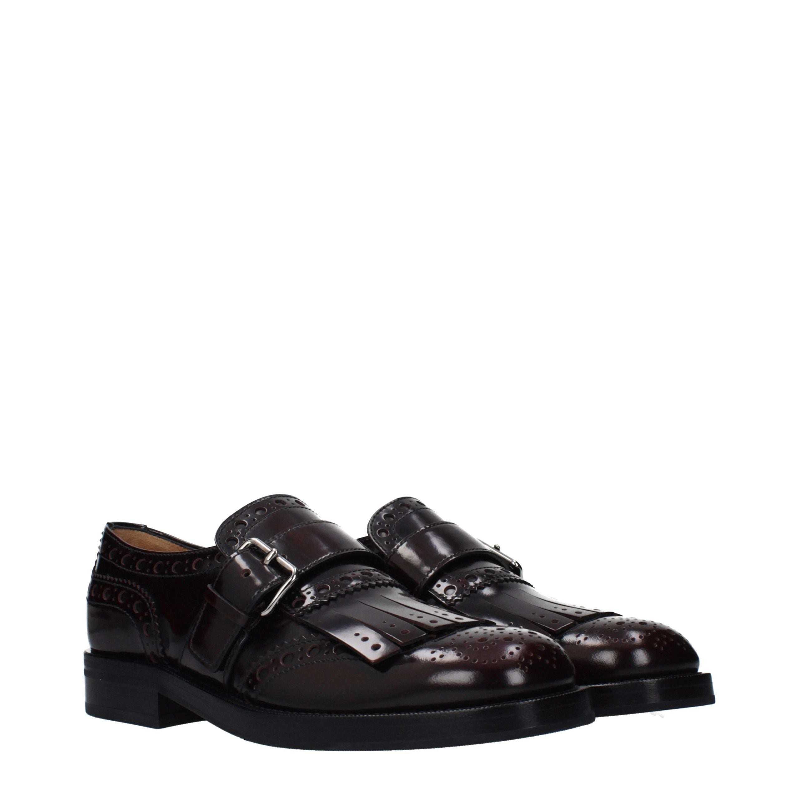 Church's Red Leather Slip-On Loafers - Luxe Nova