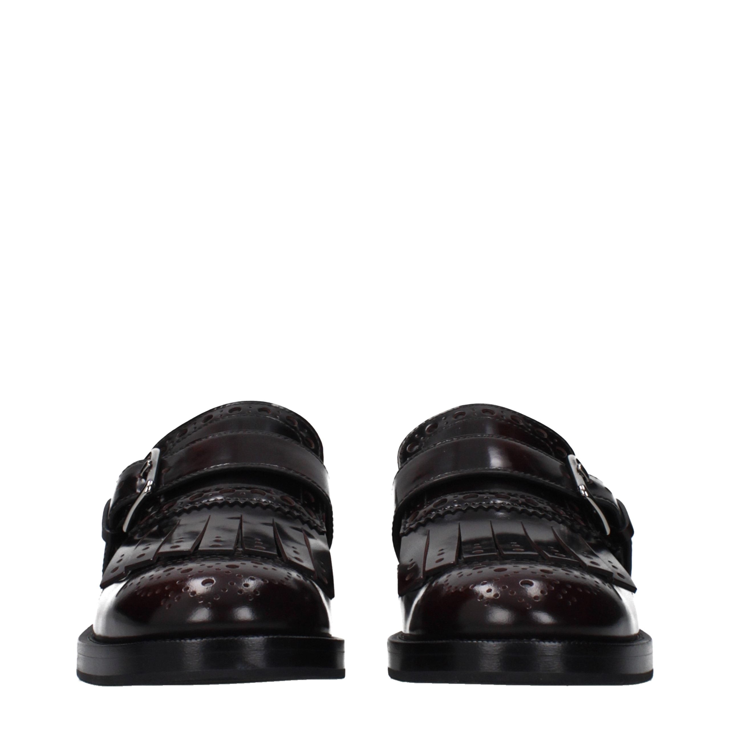 Church's Red Leather Slip-On Loafers - Luxe Nova