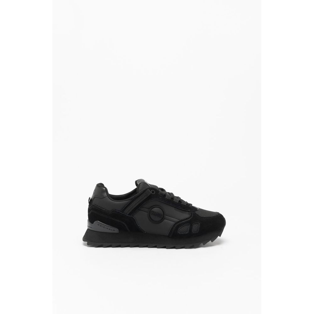 Colmar Black Leather Athletic Sneakers - Luxe Nova