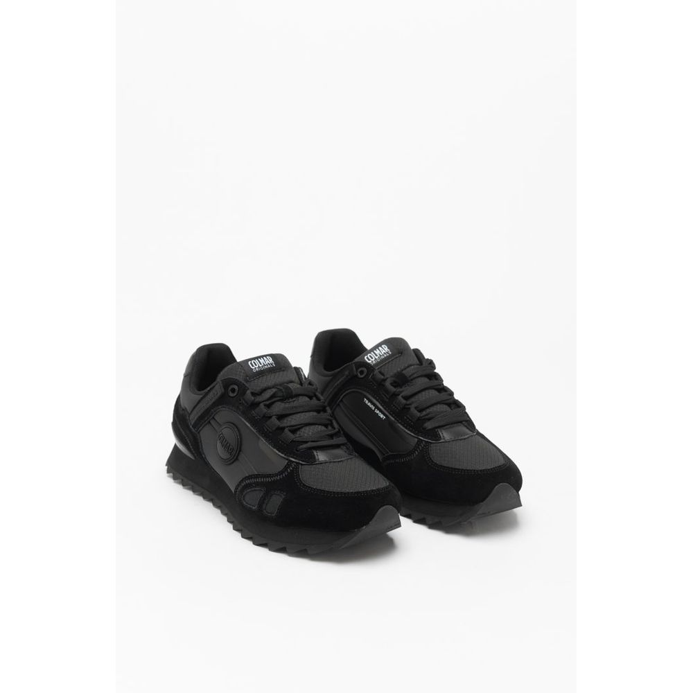 Colmar Black Leather Athletic Sneakers - Luxe Nova