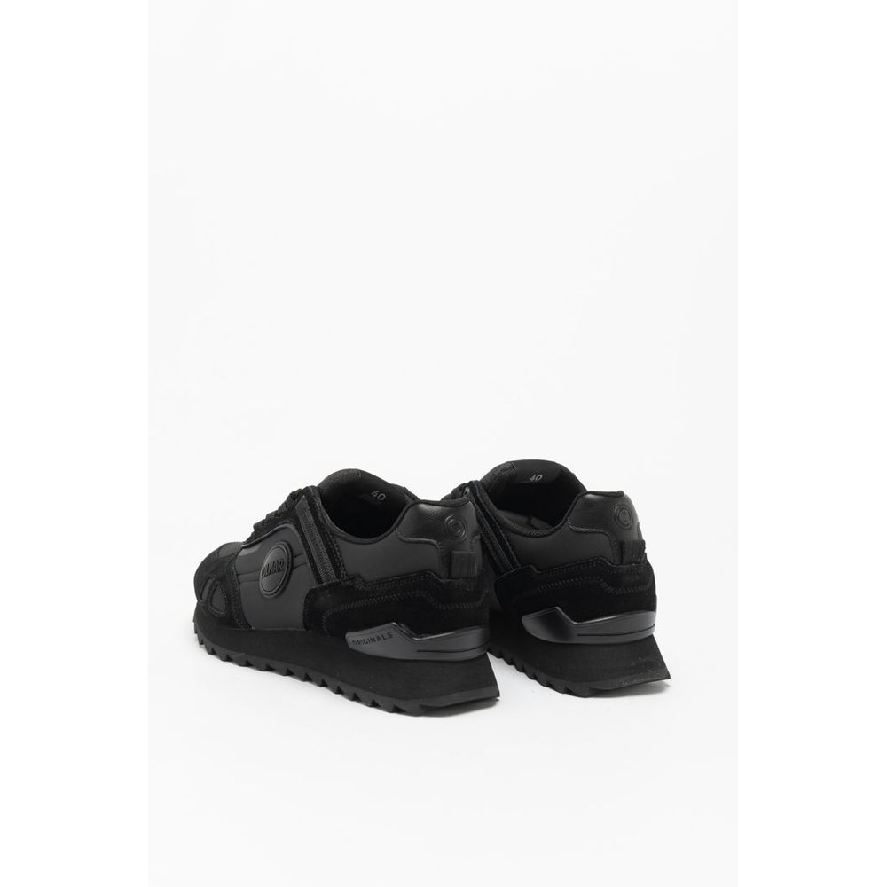 Colmar Black Leather Athletic Sneakers - Luxe Nova
