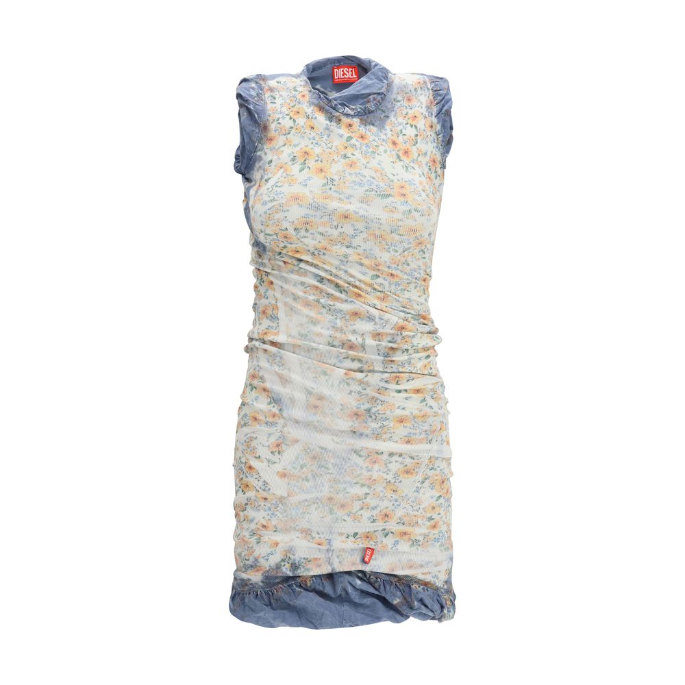 Diesel Multicolor Cotton Casual Dress - Luxe Nova