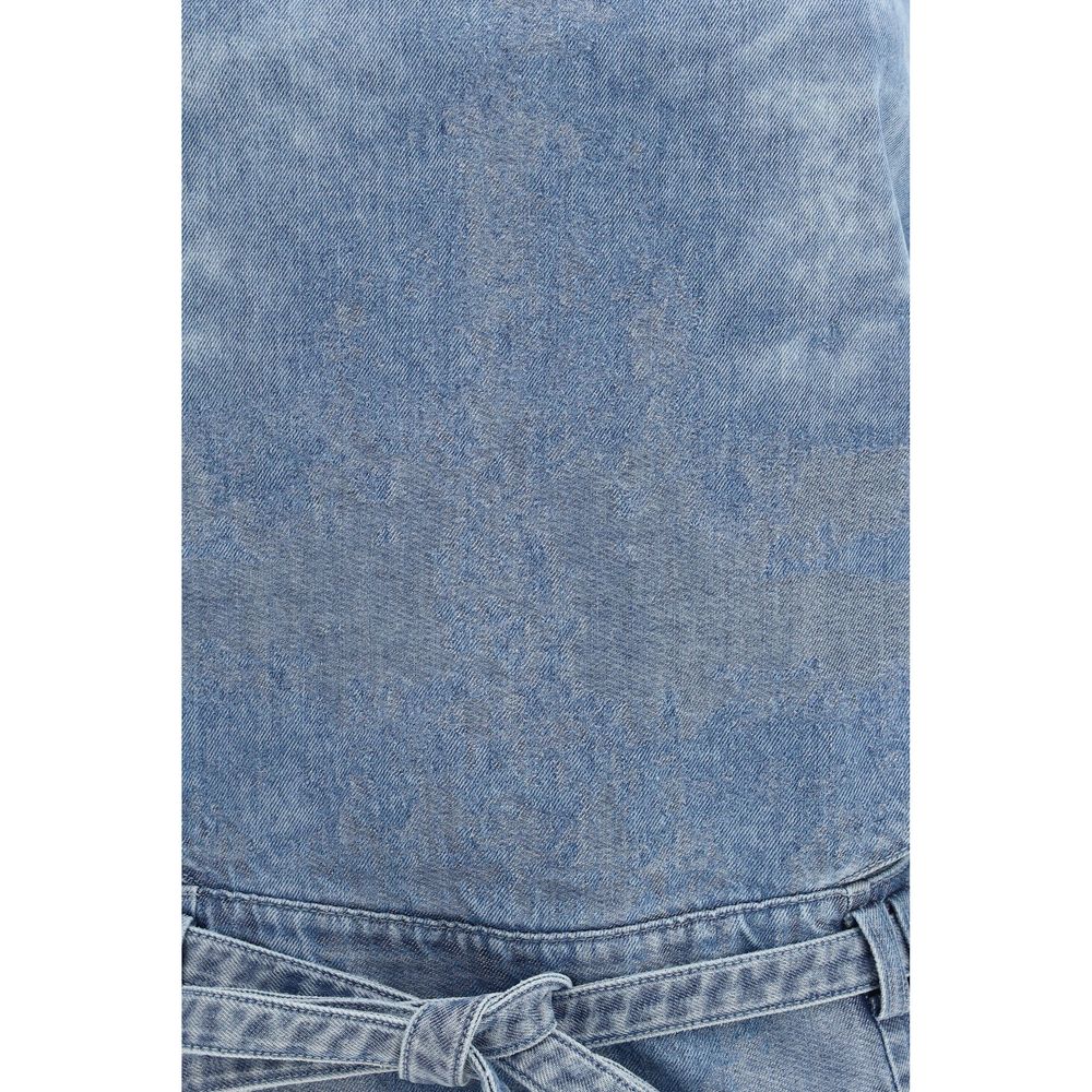 Diesel Blue Cotton Top - Luxe Nova