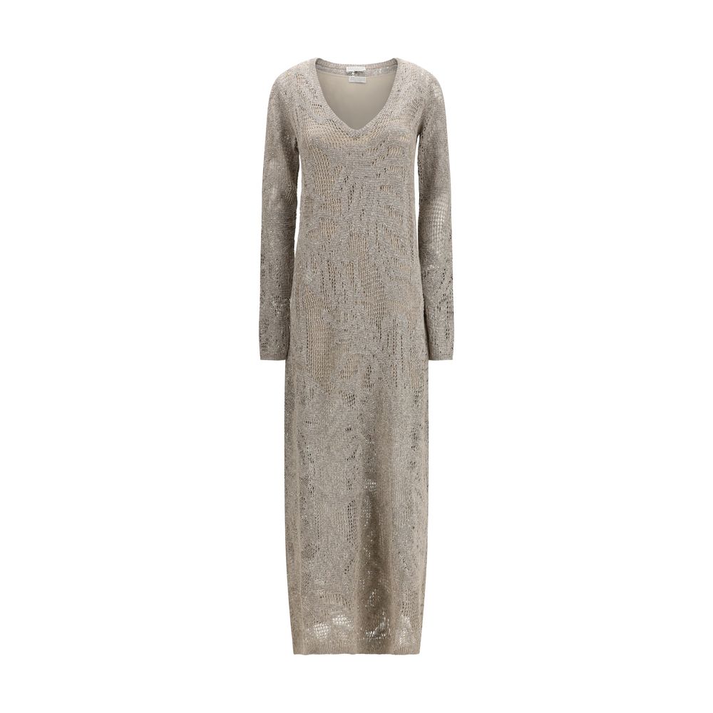 Brunello Cucinelli Beige Linen Casual Dress - Luxe Nova