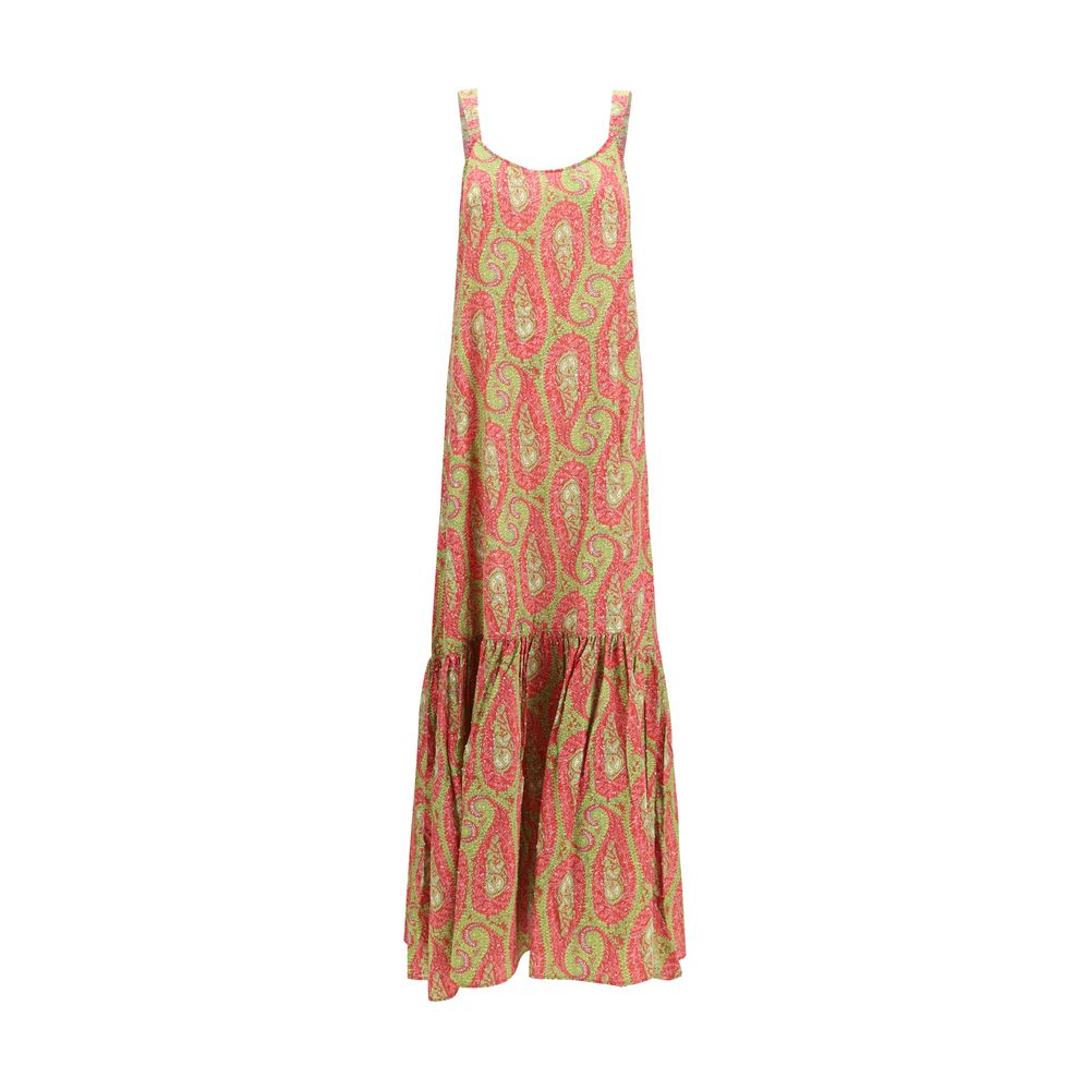 Etro Multicolor Cotton Casual Dress - Luxe Nova