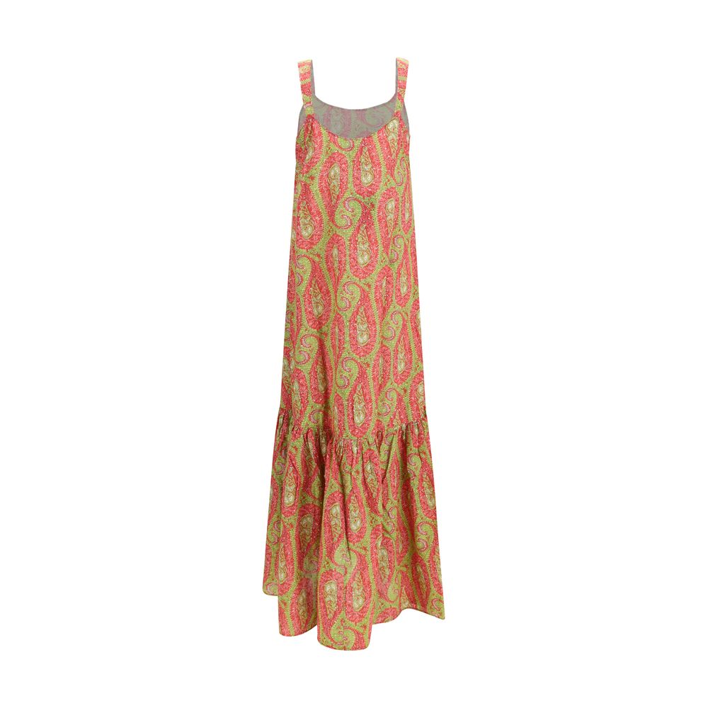 Etro Multicolor Cotton Casual Dress - Luxe Nova