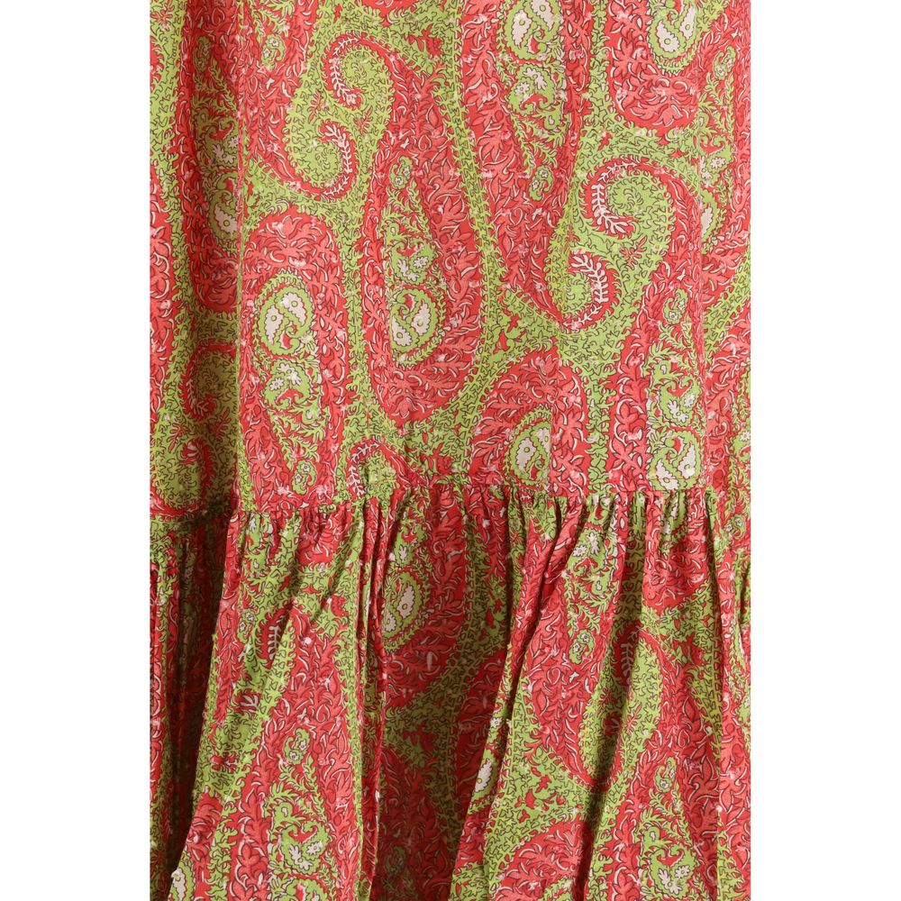 Etro Multicolor Cotton Casual Dress - Luxe Nova