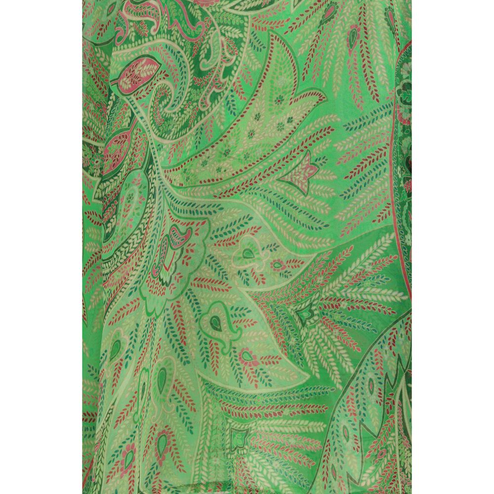 Etro Bicolor Silk Pattern Shirt - Luxe Nova