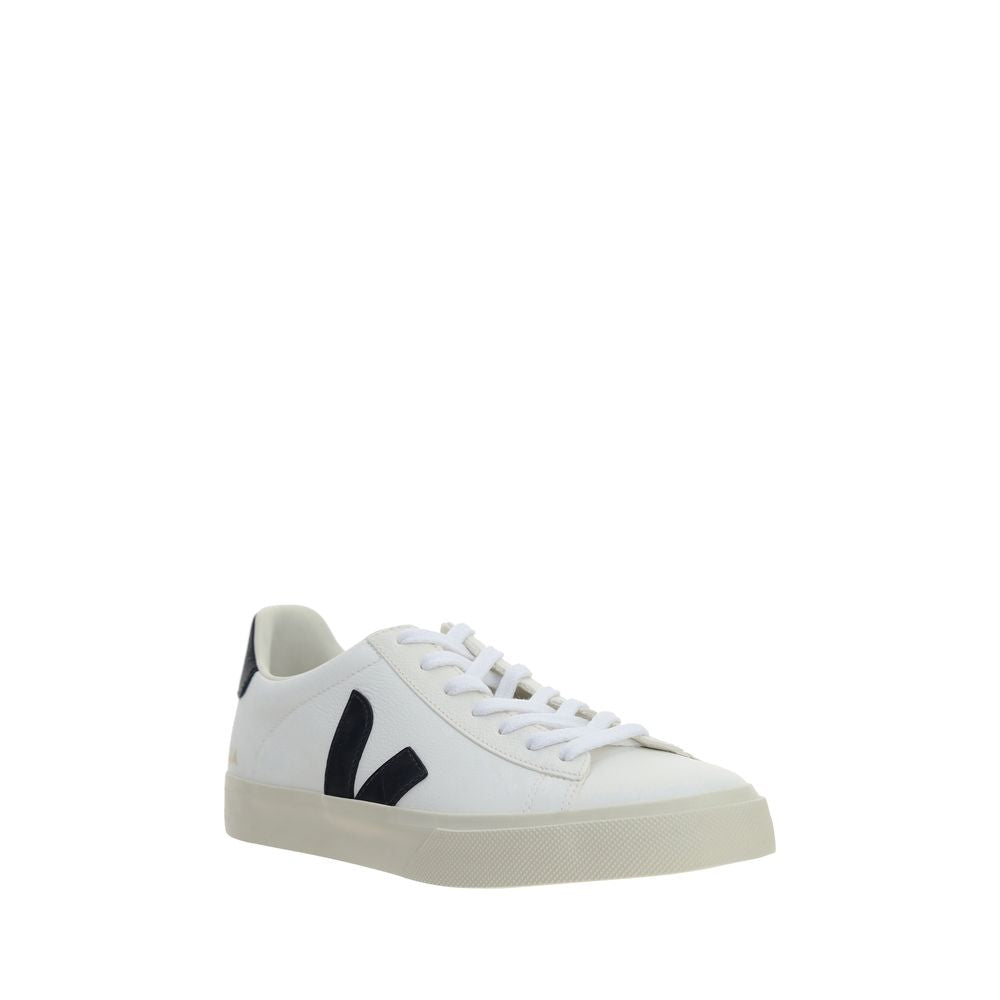 Veja White Calf Leather Bos Taurus Low Top Sneakers - Luxe Nova