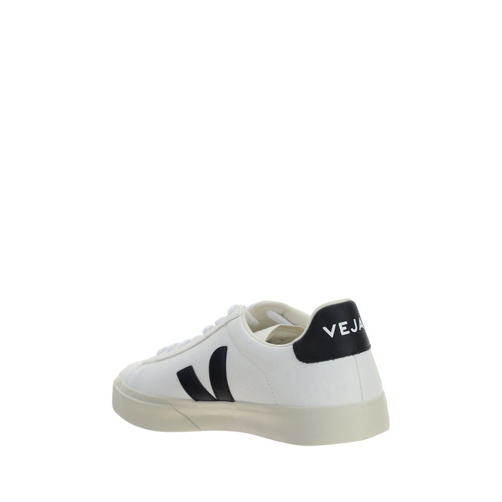 Veja White Calf Leather Bos Taurus Low Top Sneakers - Luxe Nova