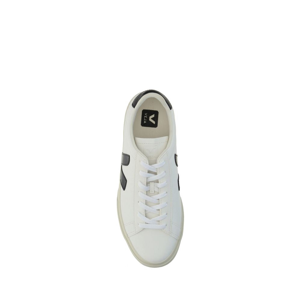Veja White Calf Leather Bos Taurus Low Top Sneakers - Luxe Nova