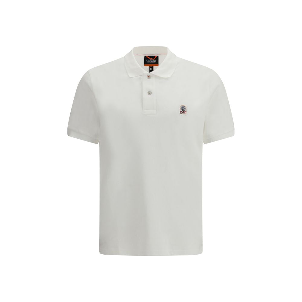 Parajumpers White Cotton Polo Shirt - Luxe Nova