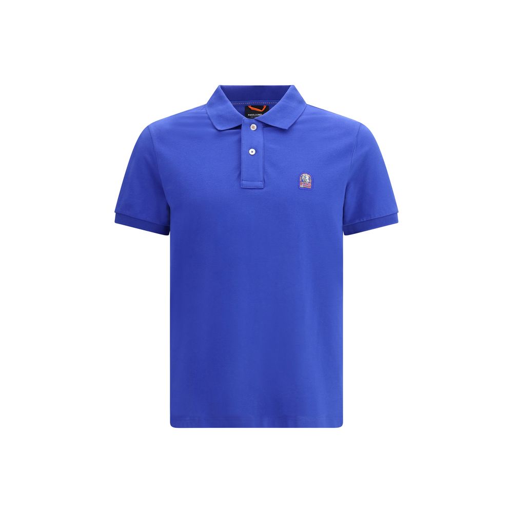Parajumpers Blue Cotton Polo Shirt - Luxe Nova