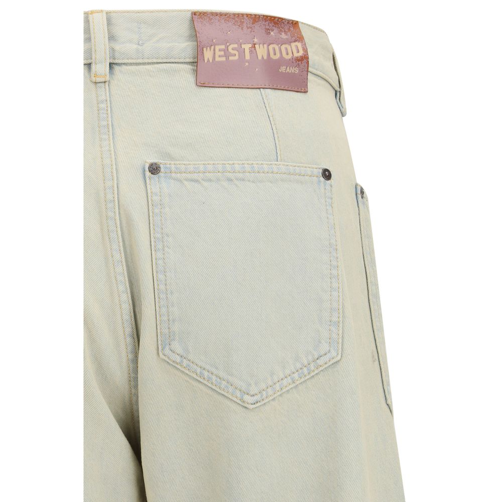Vivienne Westwood Blue Cotton Jeans Denim - Luxe Nova