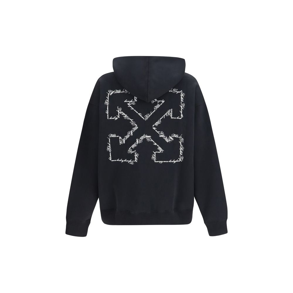 Off-White Black Cotton Sweatshirt - Luxe Nova