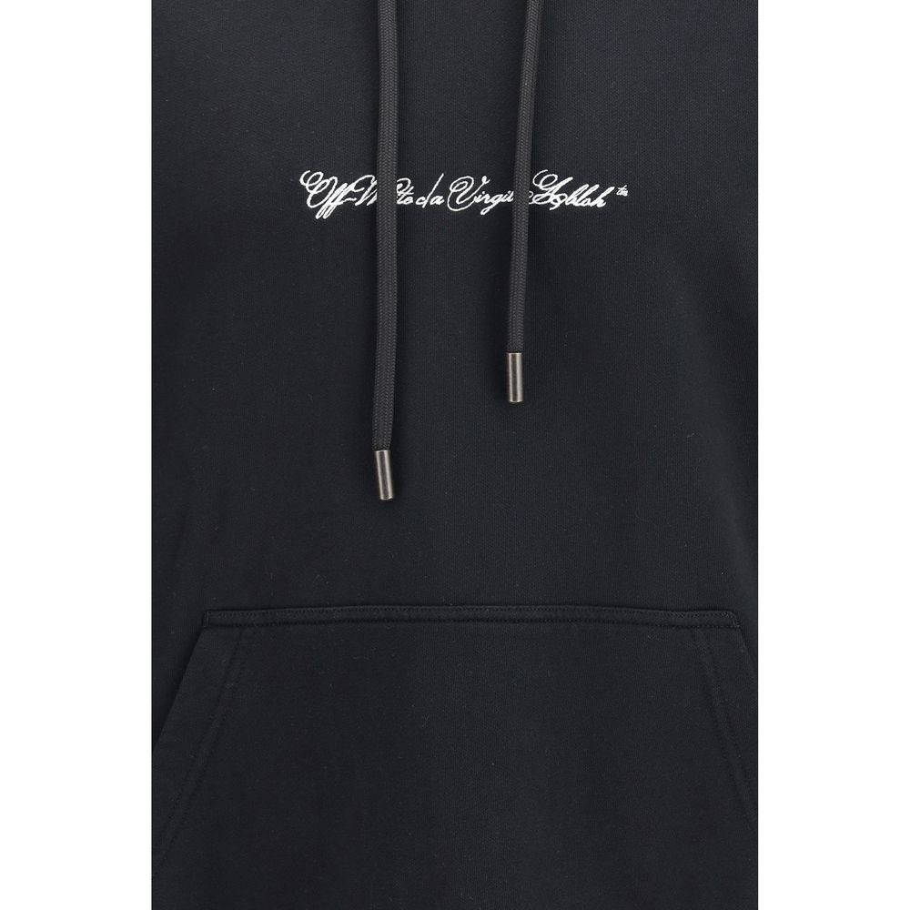 Off-White Black Cotton Sweatshirt - Luxe Nova