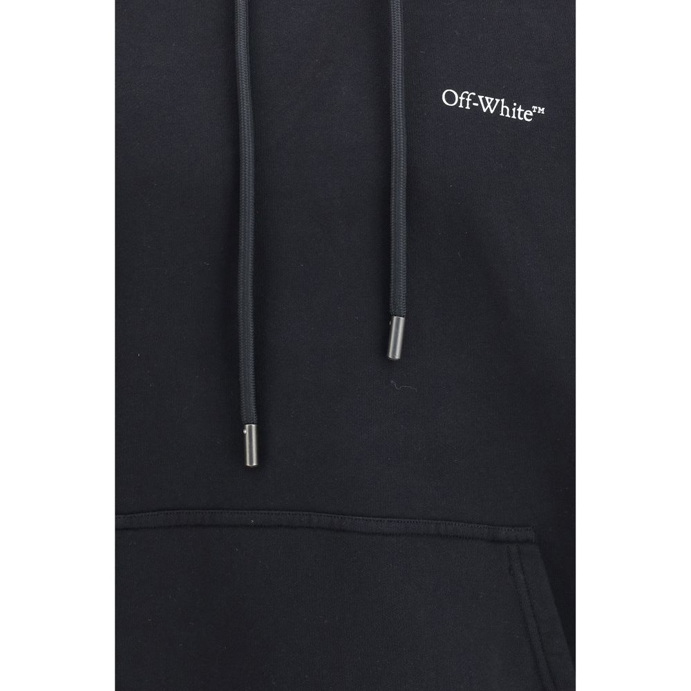 Off-White Black Cotton Sweatshirt - Luxe Nova