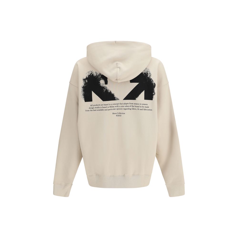 Off-White Beige Cotton Sweatshirt - Luxe Nova
