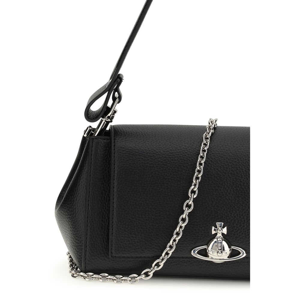 Vivienne Westwood Black Polyethylene Shoulder Bag - Luxe Nova